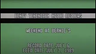Weekend at Bernie's Movie Review (July 10, 1989)