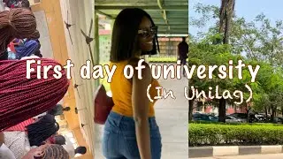 First day of university vlog 2022|Nigeria| A day in the life of a Unilag student| Uni room tour