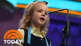 Edith Fuller Is Youngest-Ever National Spelling Bee Contestant At 6 Years Old | TODAY