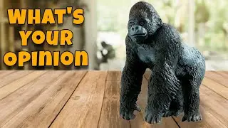 What's your opinion?? / Bullyland Silverback Gorilla 😍 / Figurines & Toys
