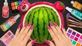 ASMR Makeup on Watermelon (No Talking)
