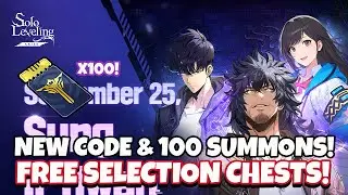NEW CODE! 100 FREE SUMMONS! 2 FREE LEGENDARY SELECTION CHESTS! WTF!!! [Solo Leveling: Arise]