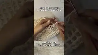 Esse acabamento muda tudo #crocheparainiciantes #crochecomdanda #croch&ecirc;