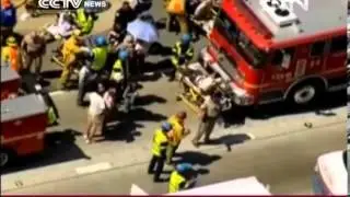 US tour bus overturns, 52 injured