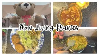 Slow Living Diaries | Cozy Silent Vlog | Instant Ginger & Chili Pickle, Plum Chutney & Peas Pulao