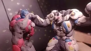 Optimus Prime vs Transit Stop Motion in clay FULL SCENE