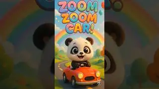 Zoom Zoom Car  #danceforkids #funnypanda #kidsjingles #pandadance #kidsmusicshorts #pandagroove