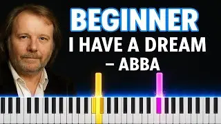 ABBA - I Have A Dream | Easy Piano Tutorial | Music District Sheets