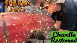 Plasma Cutting Quarter Panels, Shocking Surprise Underneath! - Chevelle DIY Restomod Ep 28