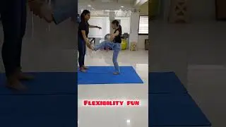when kid wants to have fun  #funfitness #fitnessfun#funexercise #physiotherapy #flexibility