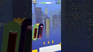 Hopping heads game mostly satisfying level 416 Venom vs Green Hulk #hoppingheadsandroid #shorts