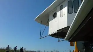 Gulf Cruiser company has built and launched the retro boat- restaurant 