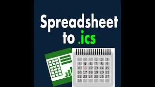 электронная таблица в ICS