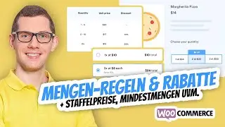 Das beste Plugin f&uuml;r WooCommerce Mengenrabatte ➕ Bestellmengen ➕ Regeln 💯 Staffelpreise Rabatte ✅