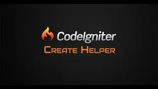 codeigniter custom helper creation in hindi