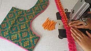Blouse neck design new model || blouse cutting and stitching || blouse design