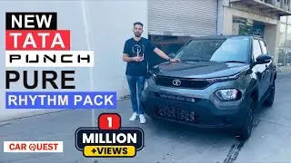 Tata Punch Pure Rhythm Pack detailed walkaround | Pure with Rhythm Pack | Car Quest