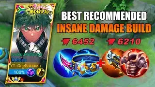 ALDOUS BEST RECOMMENDED INSANE DAMAGE BUILD🔥 | ALDOUS BEST BUILD 2023