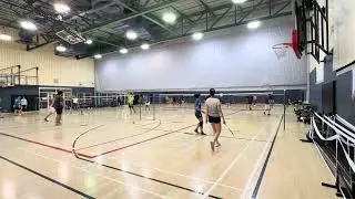 Badminton match at YW-YMHA | 17.07.2025| andrew & JD vs Louise & Kelly 🏸🌙pt2