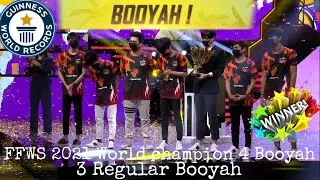 PHOENIX FORCE world record  in FFWS 2021 || world record by phoenix force with 4 booyah and  Winner