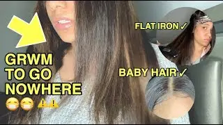 GRWM** TO GO NOWHERE (QUARANTINED EDITION FT SUNBER AMAZON HAIR UPDATED)