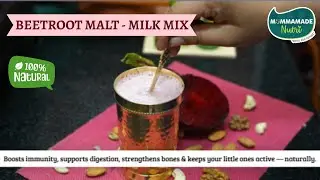 Beetroot Malt &ndash; The Pink Drink Every Mom Swears By 💗🥛 | Healthy Milk Mix for Kids #beetroot #milk