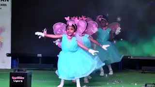 Astonishing performance by our Colorful butterflies of LKG A #welcomedance #butterflydance