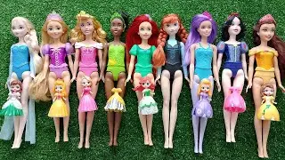 Disney Princess Doll Makeover ~ DIY Miniature Ideas for Barbie   Wig, Dress, Faceup, andMore! DIY