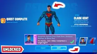 All Fortnite SUPERMAN Quests (How to Complete Superman Challenges to UNLOCK Superman in Fortnite)!