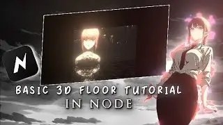 How to make basic 3d reflection floor in node video 🤯 #tmkc