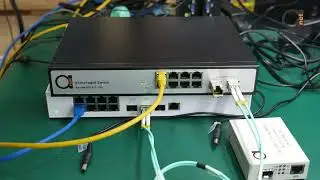2 x 10G SFP+ AD-net Switch tested in Interconnection via 10G Uplink with 3rd party 10G switch