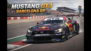 Taking the Beast (Ford Mustang) Around Barcelona GP Circuit