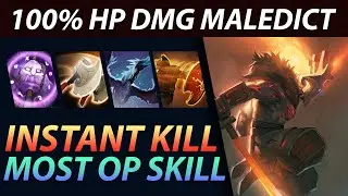 Dota 2 - Custom Hero Chaos - 100% HP Damage Maledict