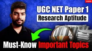 Must-Know Research Aptitude Topics | UGC NET Paper 1 | JRF Economics