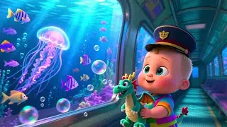 Magical Train Adventure 🚂✨🍼 | Kids Fantasy Song | Learn Gentle Travel and Happy Discovery