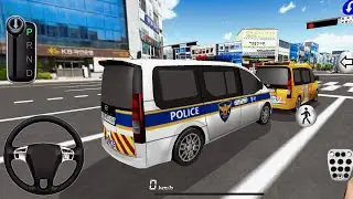 New Volvo Crane & Police Car City Drive &ndash; 3D Driving Class 2025 | Best Android Car Simulator