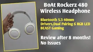 BoAt Rockerz 480 After Review 8 month! No Issues! (Wireless Headphone)