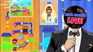 Flow Legends: pipe Games Gameplay in hindi | Android Puzzle Game #1