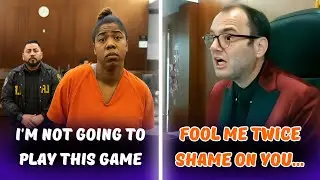 Caught Lying? Judge Threatens to Send Her Back to Jail