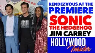 Premiere 'SONIC THE HEDGEHOG' Reactions Jim Carrey, James Marsden - Hollywood Insider