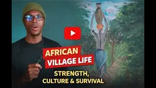 &ldquo;African Village Life Painting 🎨 | Story of Strength, Culture & Daily Survival&rdquo; #art #painting