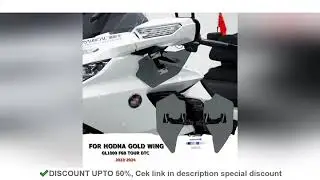 Side Wind Wing Deflector Mirror Mount Guard Shield Windshield for Honda Goldwing GL1800 20