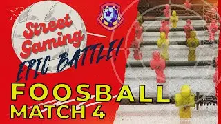 Intense Table Soccer Battle! | Double Hand Foosball | Match 4