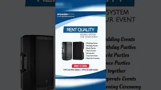 Rent Quality Sound System for your Event / Sound System Rental Dubai / Rent a Speaker #shorts #fyp