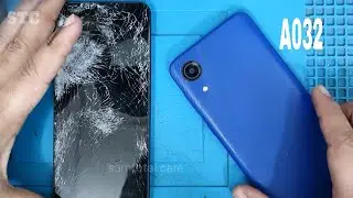 Samsung A032 disassemble / assembly and display replacement