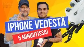Sukellusrobotti pelastaa puhelimen vedest&auml;!