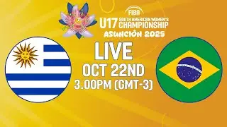 Uruguay v Brazil | Full Basketball Game | FIBA U17 South American Women's Championship 2025