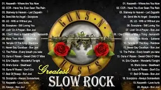 Guns N Roses, Bon jovi, Nirvana, Led Zeppelin, Scorpions, Air Supply   Slow Rock Love Songs 80s 90s