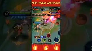 BEST SAVAGE GAMEPLAYS 💥💯 #mlbbshorts #mobilelegends #savages #bestgameplays