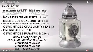 Grablicht Muster Sonderangebot KWD PJ Kerzenkerze - Grablampen - CHRISTLICHES LICHT